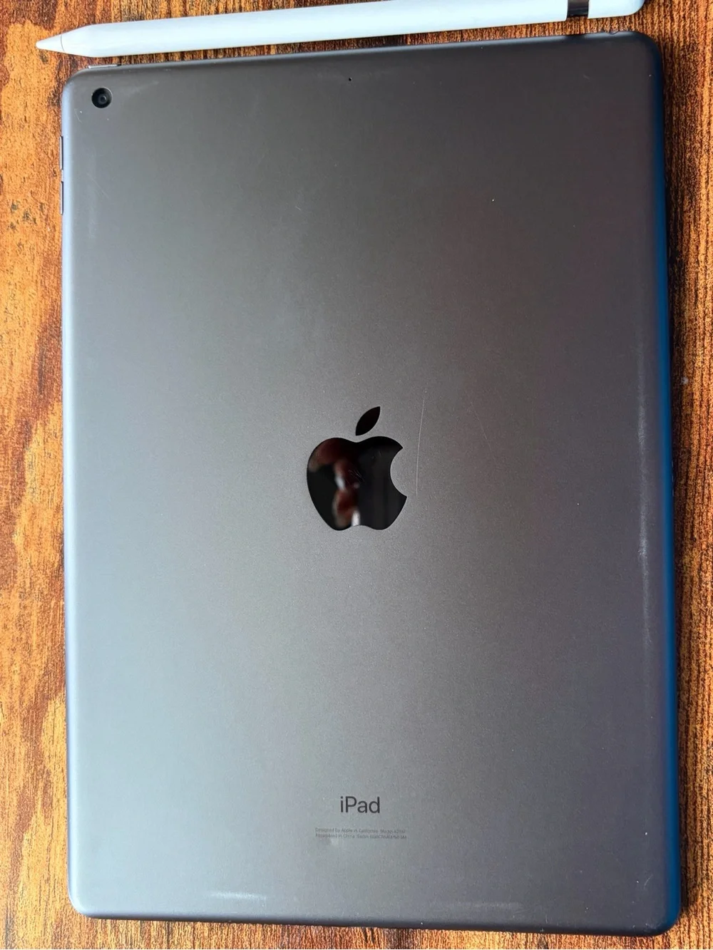 Apple iPad with Black Front and White Apple Pencil